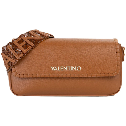 Mario Valentino Bruine Polyurethaan Damestas