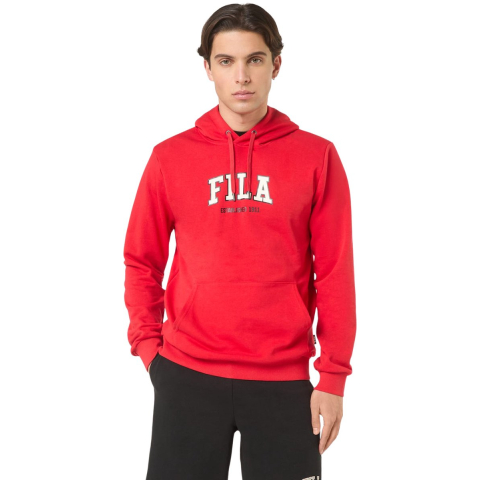 Fila Rode Katoenen Heren Hoodie