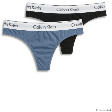 Calvin Klein Lichtblauw Modal Dames String