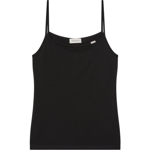 Calvin Klein Zwarte Katoenen Dames Tanktop