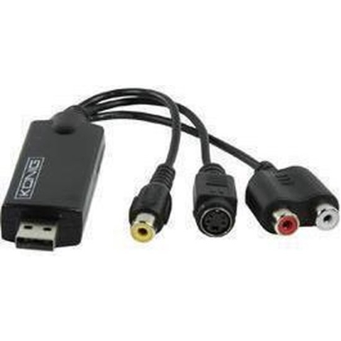 Kö:nig Usb 2.0 - Analaoog Audio / Video Omzetter