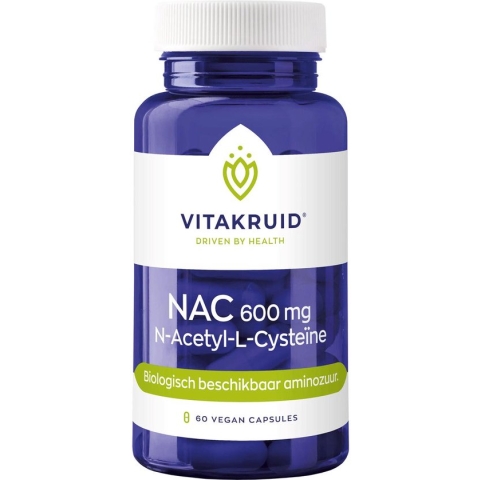 Vitakruid - NAC 600mg N-Acetyl-L-Cysteine - 60 cp