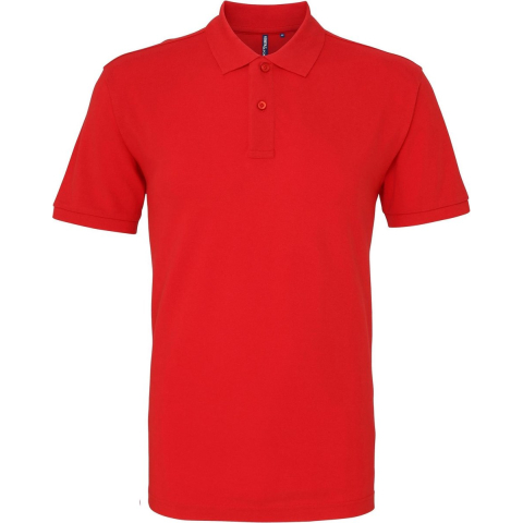 Asquith & Fox Heren Poloshirt met korte mouwen (Rood)