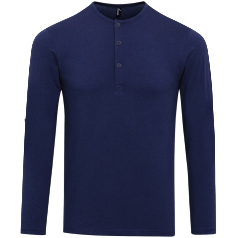 Premier Heren Long John Roll Tee (Indigo)
