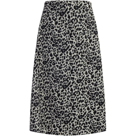 faina midi rok met leo print caneva