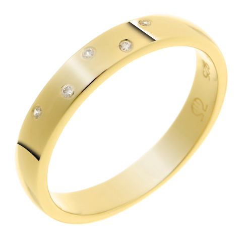 Orphelia Dames 925 Sterling Zilveren Ring - Goud ZR-7130/G