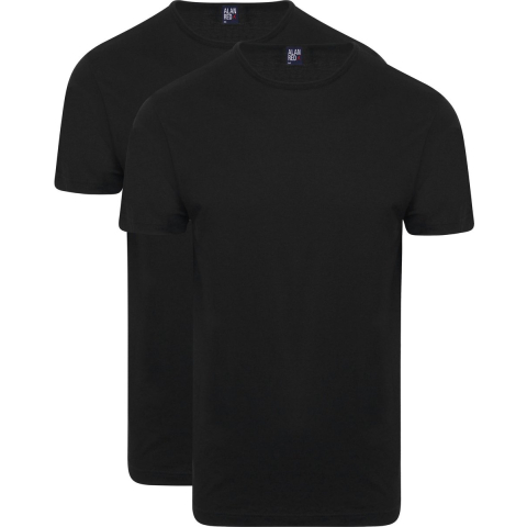 Alan Red T-shirt derby t-shirt ronde hals 6672.2/99