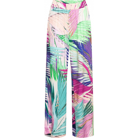 &Co Woman &co women broek julie leaf turquoise multi