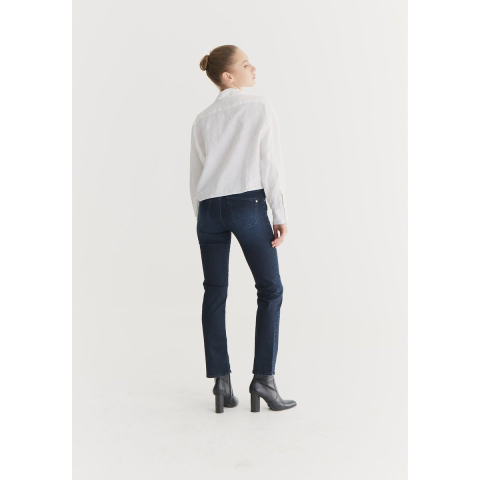 Cup of Joe Hannah dames regular-fit jeans blue black