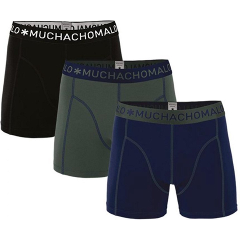 Muchachomalo Jongens 3-pack boxershorts effen