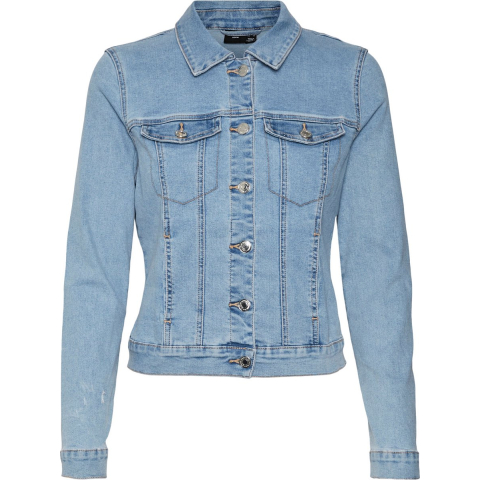 Vero Moda Vmluna ls slim dnm jacket mix ga no blue denim