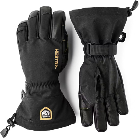 Hestra army leather gore tex 5 finger handschoen ski heren -