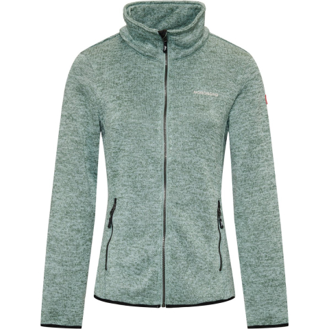 Nordberg andrea fleece fleece sweater met rits dames -