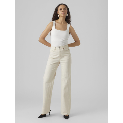 Vero Moda Vmtessa hr wide str jeans ecru ga