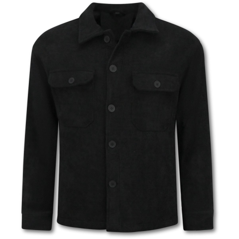 Enos Flannel overshirt met zakken jack