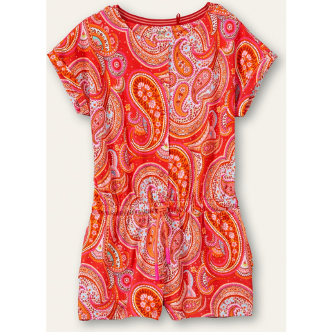 Oilily Paisley jersey onesie