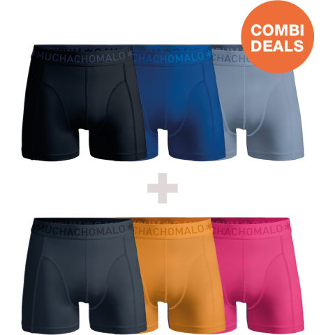 Muchachomalo Heren 3+3-pack boxershorts