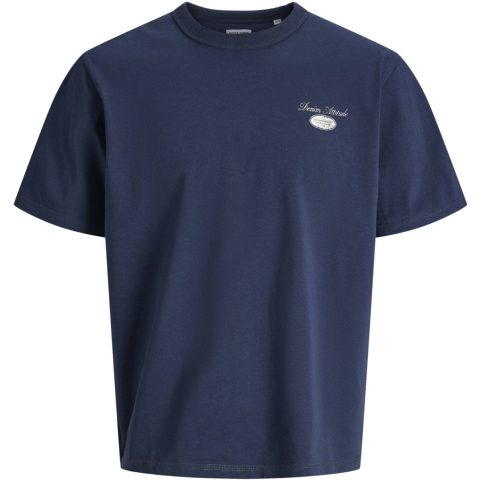 Jack & Jones Jjedover graphic tee ss crew neck navy
