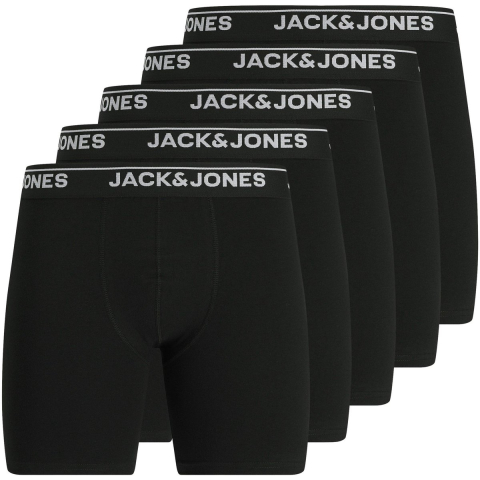 Jack & Jones Heren boxershorts lange pijp jachenry boxer briefs 5-pack effen