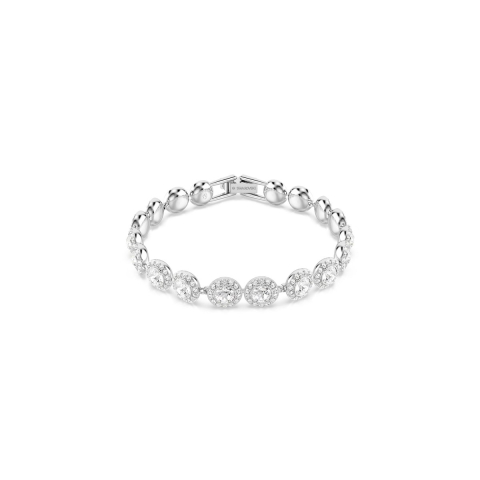 Swarovski 'Una' Dames Basis Metaal Armband - Zilver 5682279