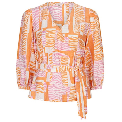 Esqualo Blouse sp26-10029 print