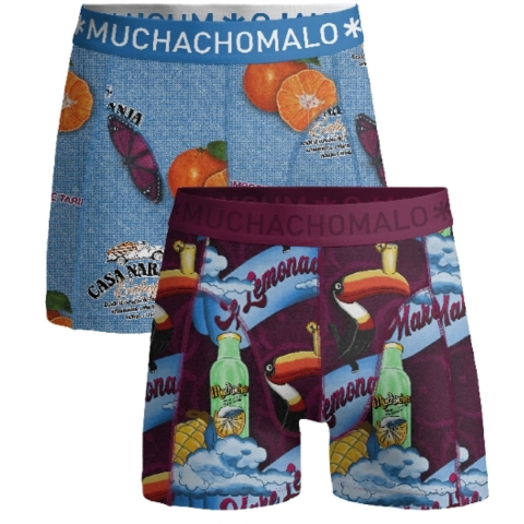 Muchachomalo Jongens 2-pack boxershorts weird fruit