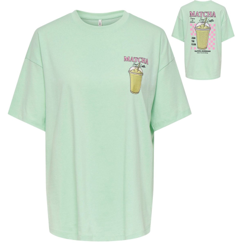 Only Onlrita ss printed tee cs jrs mint