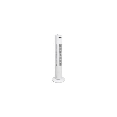 Bestron Torenventilator, Ventilator met 3 snelheidsstanden & 75° graden draaifunctie, incl. Timer, hoogte: 78 cm, 35W, AFT760W, kleur: wit