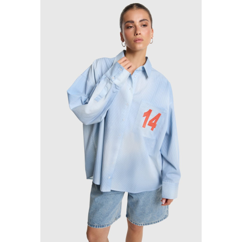 Alix The Label Faded stripe blouse -