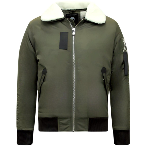 Y Chrom Casual piloten bomber jack
