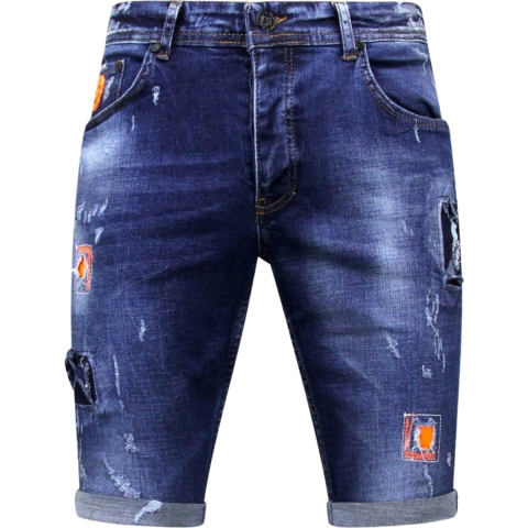 Local Fanatic Korte broek met verfspatten 1016