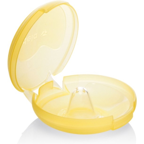 Medela Tepelhoedje beschermen je tepels en helpen het aanleggen vergemakkelijken als dit niet goed lukt of pijnlijk is - Maat S - 16 mm - 2 stuks