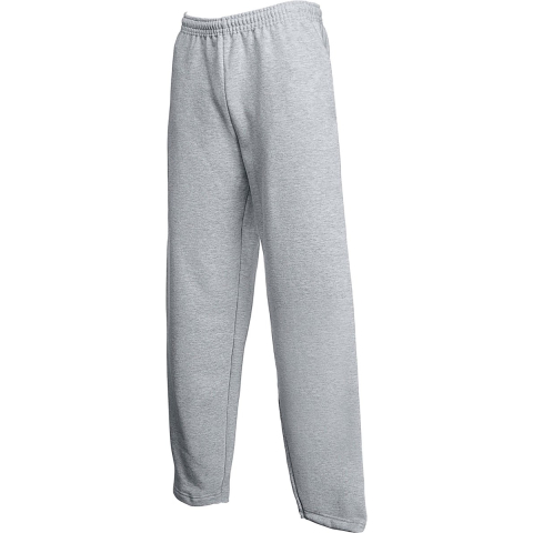 Fruit Of The Loom Heren Open Zoom Trainingsbroek / Joggingbroek (Heather Grijs)
