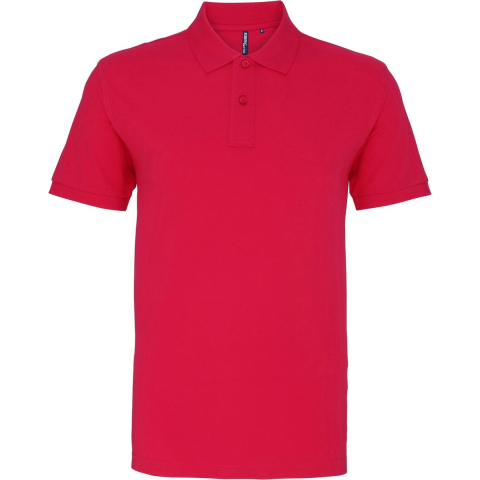 Asquith & Fox Heren Poloshirt met korte mouwen (Heet Roze)