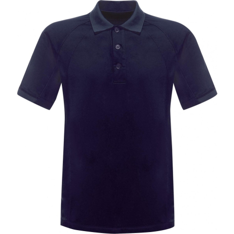 Regatta Heren Coolweave Korte Mouwen Poloshirt (Marine)