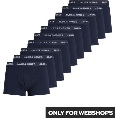 Jack & Jones Effen boxershorts heren mega multipack jacsolid 10-pack
