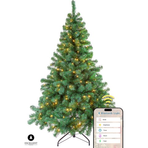 Excellent Trees Kerstboom ® led stavanger green 180 cm met verlichting