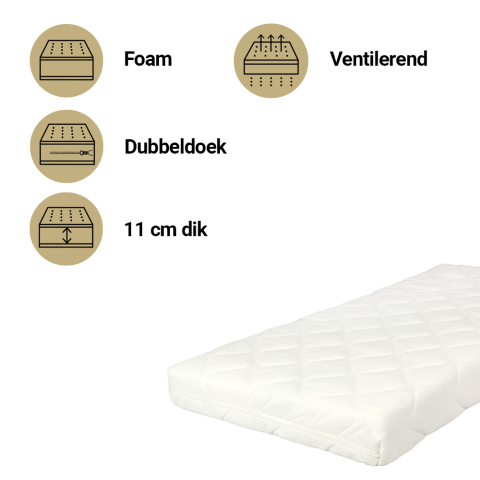 Matras Best Sleep Ledikant Comfort Cloudy 60x120