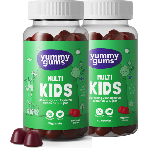 2x Yummygums Multi Kids 60 gummies