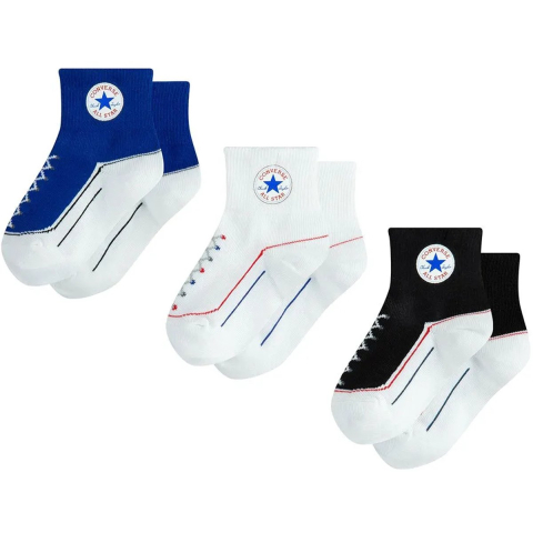 Baby gestreepte sokken Converse (x3)