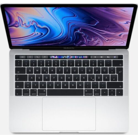 Apple MacBook Pro 2018 | 13.3" | Touch Bar | 2.7 GHz | 16 GB | 1 TB SSD | zilver | FR