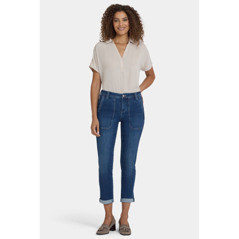 Margot Girlfriend Jeans | Vintage Lapis