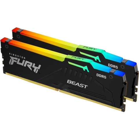 Kingston DDR5 FURY Beast RGB 2x32GB 5600 KF556C36BBE2AK2-64
