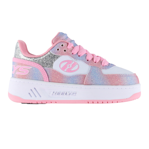 Heelys Rollerschoenen - Reserve Low - Light Pink/Wit/Rainbow - Heelys - 32 - Schoenen