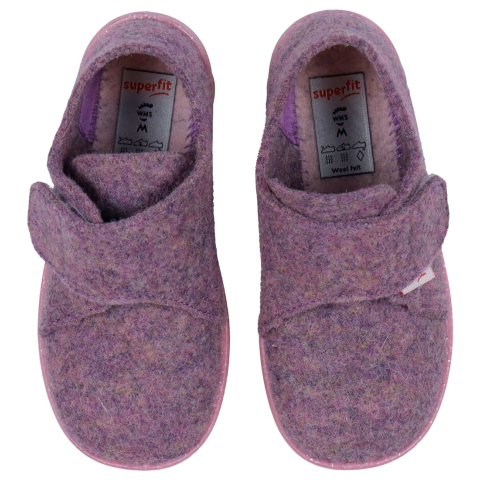 Superfit Pantoffels - Happy Octi - Wol - Lilac - Superfit - 32 - Pantoffels