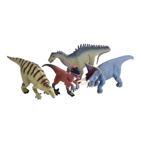 Wild Republic Tas m. Figuur - 4 st. - Dinosaur - Wild Republic - OneSize - Dinosaurussen