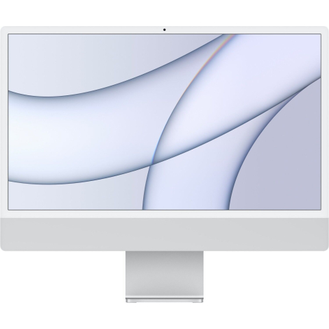 Apple iMac 2021 M1 | 24" | 16 GB | 1 TB SSD | 8-Core GPU | zilver | compatibele Accessoires | DE