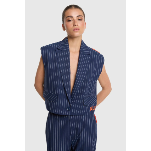 Alix The Label Striped waistcoat -