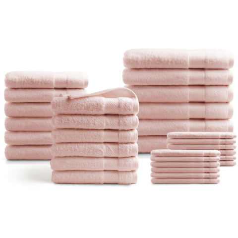 DoubleDry Handdoeken 30-delig set hotel kwaliteit 500 g/m2 -