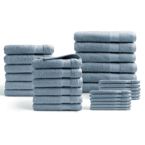 DoubleDry Handdoeken 30-delig set hotel kwaliteit 500 g/m2 -